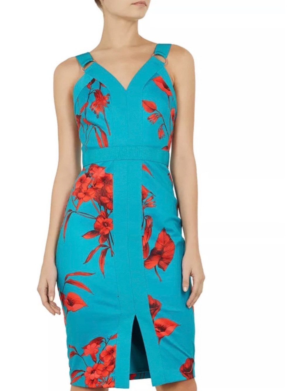 NWT Ted Baker size:4 Jordia-Fantasia dress bodycon